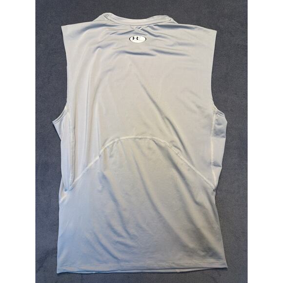 Under Armour Compression Heat Gear Tank top Grey Mens 2XL - Picture 7 of 7